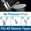 iSpring FSF1 Multi-Stage Shower Filter Replacement Cartridge-Removes Chlorine, Sediment, Heavy Metal, and Odor