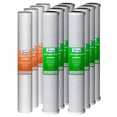 iSpring F12WCB32 2.5” x 20” Whole House Water Filter Replacement Set of 4