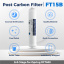 iSpring FT15B Activated Post Carbon Water Filter Replacement Cartridge with Quick Connect for Countertop Reverse Osmosis RO System RCT600