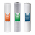 iSpring F3WGB32BPB 4.5” x 20” 3-Stage Whole House Water Filter Replacement Pack Set with Sediment