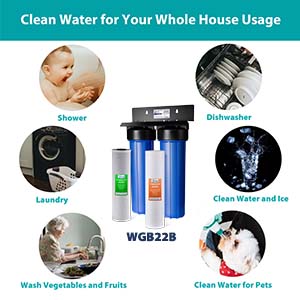 FAQ related to WGB22B Whole House water filtration system