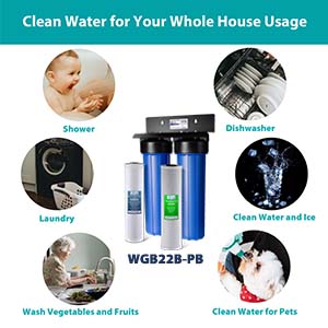 FAQ related to WGB22B-PB Whole House water filtration system