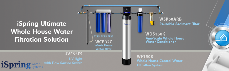 Whole water filtration system