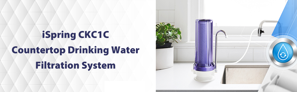 iSpring CKC1C Countertop water filter