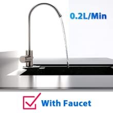 RO faucet on kitchen table for reverse osmosis under sink water filter