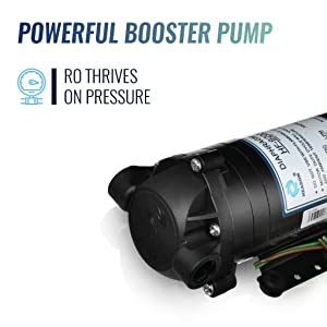 ispring RCS5T comes with Booster Pump