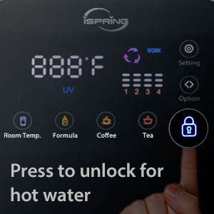 ispring RCD100 comes with temperature range feature